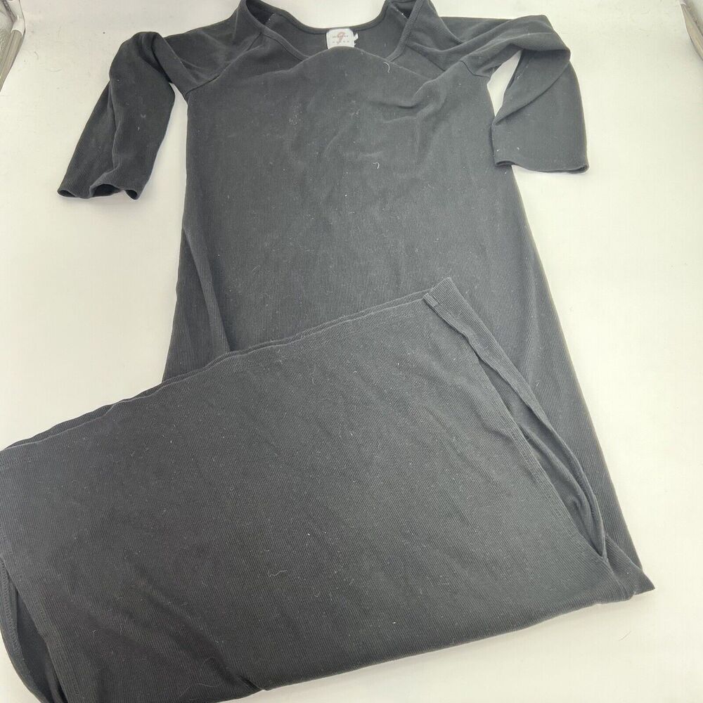 Hatch Black Midi Dress